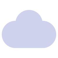 Cloud Icon for web, app, uiux, infographic, etc vector