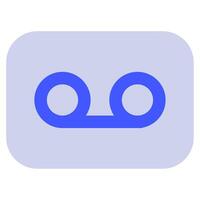 Voicemail Icon for web, app, uiux, infographic, etc vector