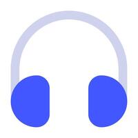 Headphones Icon for web, app, uiux, infographic, etc vector