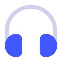 auriculares icono para web, aplicación, uiux, infografía, etc vector