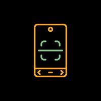 Qr Code Scanning Vector Icon