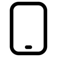 Smartphone Icon for web, app, uiux, infographic, etc vector