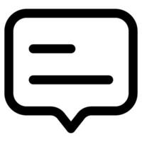 Chat Icon for web, app, uiux, infographic, etc vector