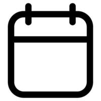 Calendar Icon for web, app, uiux, infographic, etc vector