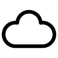 Cloud Icon for web, app, uiux, infographic, etc vector