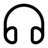 auriculares icono para web, aplicación, uiux, infografía, etc vector