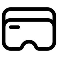 Virtual Reality Icon for web, app, uiux, infographic, etc vector