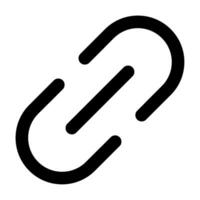 Link Icon for web, app, uiux, infographic, etc vector