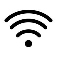 Wifi icono para web, aplicación, uiux, infografía, etc vector