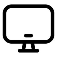 Monitor Icon for web, app, uiux, infographic, etc vector