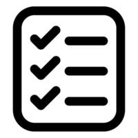 Survey Icon for web, app, uiux, infographic, etc vector
