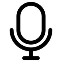 Microphone Icon for web, app, uiux, infographic, etc vector