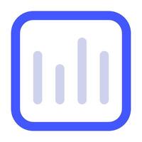 Analytics Icon for web, app, uiux, infographic, etc vector