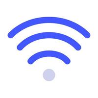 Wifi icono para web, aplicación, uiux, infografía, etc vector