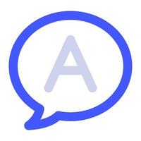 Answer Icon for web, app, uiux, infographic, etc vector