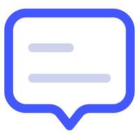 Chat Icon for web, app, uiux, infographic, etc vector