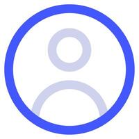 Avatar Icon for web, app, uiux, infographic, etc vector