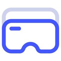 Virtual Reality Icon for web, app, uiux, infographic, etc vector