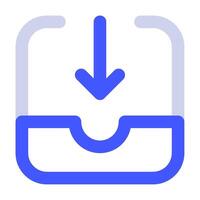 Inbox Icon for web, app, uiux, infographic, etc vector