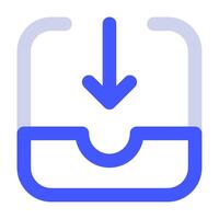 Inbox Icon for web, app, uiux, infographic, etc vector