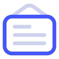 Message Board Icon for web, app, uiux, infographic, etc vector
