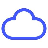 Cloud Icon for web, app, uiux, infographic, etc vector