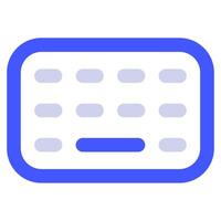 Keyboard Icon for web, app, uiux, infographic, etc vector