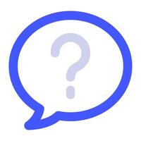 Question Icon for web, app, uiux, infographic, etc vector