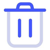 Trash Icon for web, app, uiux, infographic, etc vector