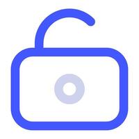 Unlock Icon for web, app, uiux, infographic, etc vector