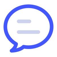 Speech Bubble Icon for web, app, uiux, infographic, etc vector