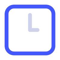 Clock Icon for web, app, uiux, infographic, etc vector