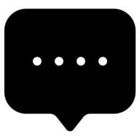Chat Box Icon for web, app, uiux, infographic, etc vector