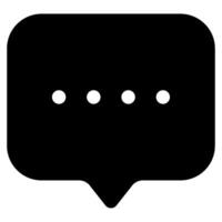 Chat Box Icon for web, app, uiux, infographic, etc vector