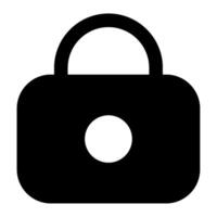 Lock Icon for web, app, uiux, infographic, etc vector
