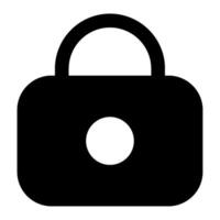 Lock Icon for web, app, uiux, infographic, etc vector