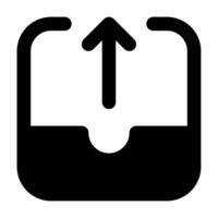Outbox Icon for web, app, uiux, infographic, etc vector