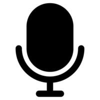 Microphone Icon for web, app, uiux, infographic, etc vector