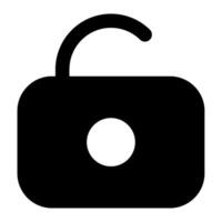 Unlock Icon for web, app, uiux, infographic, etc vector