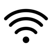 Wifi icono para web, aplicación, uiux, infografía, etc vector