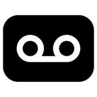 Voicemail Icon for web, app, uiux, infographic, etc vector