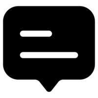 Chat Icon for web, app, uiux, infographic, etc vector