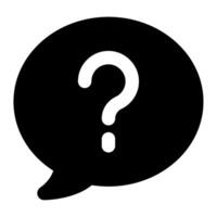 Question Icon for web, app, uiux, infographic, etc vector