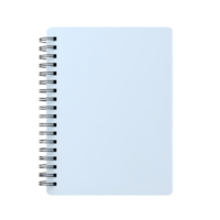 AI generated Photo of blank blue notebook from above. Without background png