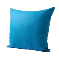 AI generated Photo of blue pillow without background png