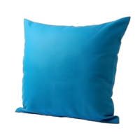 ai generado foto de azul almohada sin antecedentes png