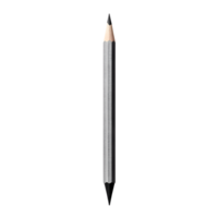 AI generated Close-up photo of gray pencil without background png