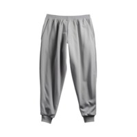 ai gegenereerd foto van schoon wit jogger broek zonder achtergrond. sjabloon voor mockup png