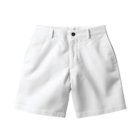 ai généré photo de nettoyer blanc short ou sport un pantalon sans pour autant Contexte. modèle pour maquette png