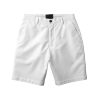 ai généré photo de nettoyer blanc short ou sport un pantalon sans pour autant Contexte. modèle pour maquette png